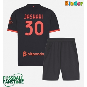 AC Milan Ardon Jashari #30 Replik 3rd trikot Kinder 2026-27 Kurzarm (+ Kurze Hosen)